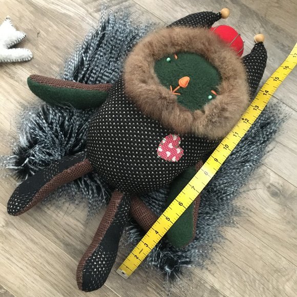 Handmade Voodoo Cat Pincushion Pillow Plush - Picture 13 of 16